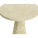 Kliff 34 X 30 inch Travertine Look Outdoor Bistro Table